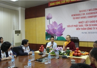 Tiến sĩ Phật giáo, Tôn sư Khangser Rinpoche lần thứ hai đến thăm Hanel